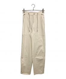 nanushka（ナヌーシュカ）の古着「バックデザインベイカーパンツ」｜アイボリー