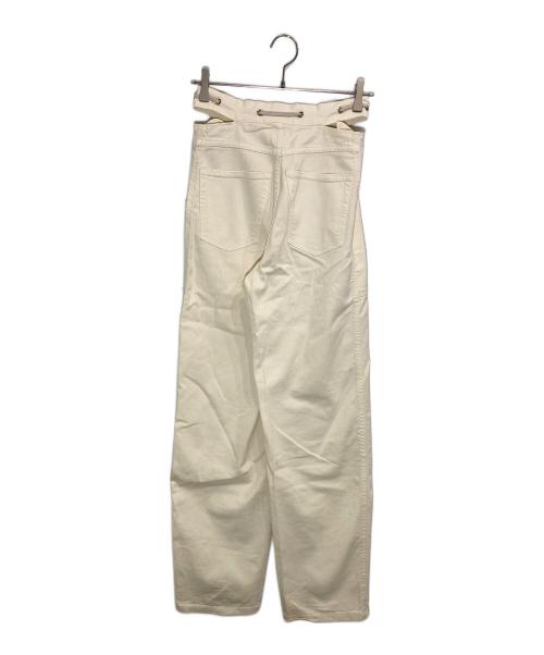 nanushka（ナヌーシュカ）nanushka (ナヌーシュカ) バックデザインベイカーパンツ アイボリー サイズ:XSの古着・服飾アイテム