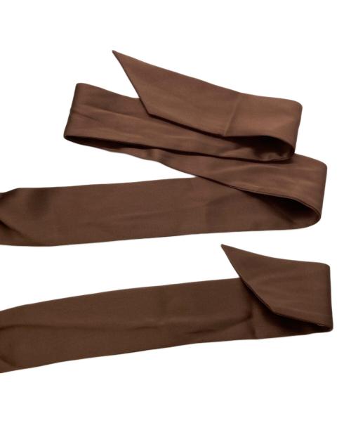 nanushka（ナヌーシュカ）nanushka (ナヌーシュカ) サテンガウンコート ブラウン サイズ:Sの古着・服飾アイテム