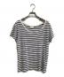 Saint Laurent Paris（サンローランパリ）の古着「Striped Ballet Tee」｜ネイビー×ホワイト
