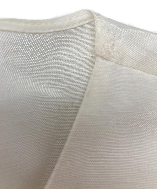 LOEWE（ロエベ）LOEWE (ロエベ) シルク混カフタンワンピース ホワイト サイズ:38の古着・服飾アイテム