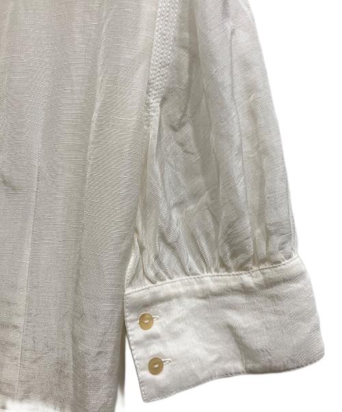 LOEWE（ロエベ）LOEWE (ロエベ) シルク混カフタンワンピース ホワイト サイズ:38の古着・服飾アイテム