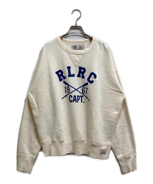 POLO RALPH LAUREN（ポロ・ラルフローレン）POLO RALPH LAUREN (ポロ・ラルフローレン) ヴィンテージ フィット フリース グラフィック スウェットシャツ ホワイト サイズ:Mの古着・服飾アイテム