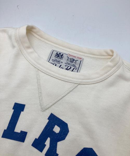 POLO RALPH LAUREN（ポロ・ラルフローレン）POLO RALPH LAUREN (ポロ・ラルフローレン) ヴィンテージ フィット フリース グラフィック スウェットシャツ ホワイト サイズ:Mの古着・服飾アイテム
