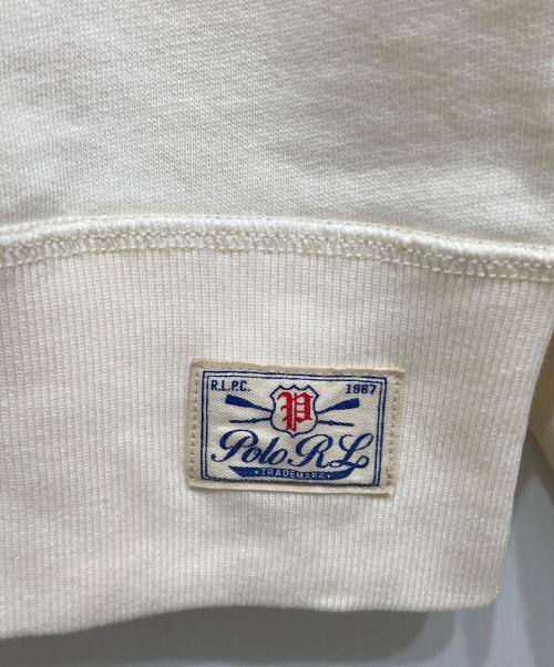 POLO RALPH LAUREN（ポロ・ラルフローレン）POLO RALPH LAUREN (ポロ・ラルフローレン) ヴィンテージ フィット フリース グラフィック スウェットシャツ ホワイト サイズ:Mの古着・服飾アイテム