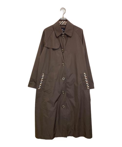 Aquascutum（アクアスキュータム）Aquascutum (アクアスキュータム) シングルコート ブラウン サイズ:Sの古着・服飾アイテム