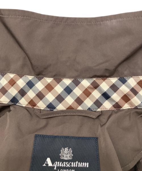 Aquascutum（アクアスキュータム）Aquascutum (アクアスキュータム) シングルコート ブラウン サイズ:Sの古着・服飾アイテム