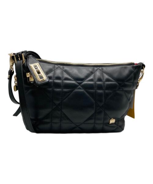 LA BAGERIE（ラ バガジェリー）LA BAGERIE (ラ バガジェリー) シープキルティング 2WAYショルダー ブラックの古着・服飾アイテム