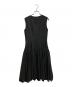 FOXEY NEWYORK (フォクシーニューヨーク) ノースリーブフレアワンピース ブラック サイズ:38：13000円