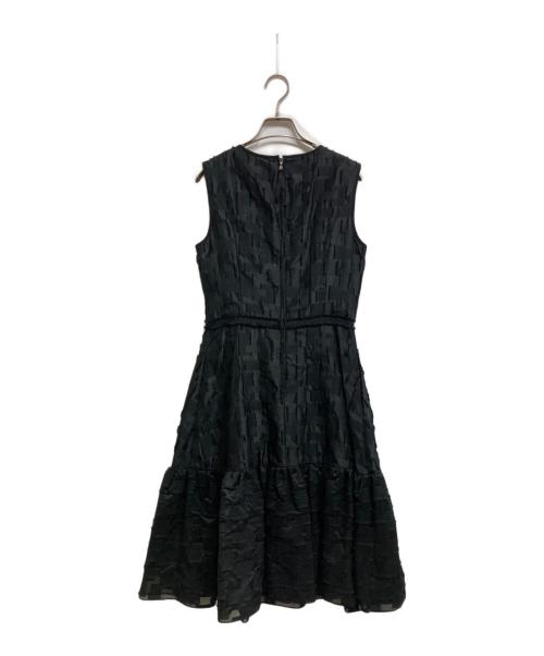 FOXEY（フォクシー）FOXEY (フォクシー) ノースリーブフレアワンピース ブラック サイズ:38の古着・服飾アイテム