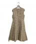FOXEY (フォクシー) ノースリーブツイードワンピース/37727 ベージュ サイズ:38：14000円