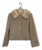 FOXEYフォクシー）の古着「ミンクファージャケット」｜ベージュ