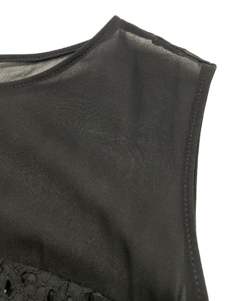 FOXEY BOUTIQUE（フォクシー ブティック）FOXEY BOUTIQUE (フォクシー ブティック) カットワークレースワンピース ブラック サイズ:38の古着・服飾アイテム