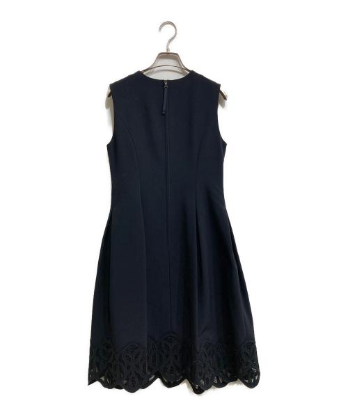 daisy lin for foxey（デイジーリン フォー フォクシー）daisy lin for foxey (デイジーリン フォー フォクシー) アフターヌーンウォッシャブルドレス ネイビー サイズ:38の古着・服飾アイテム