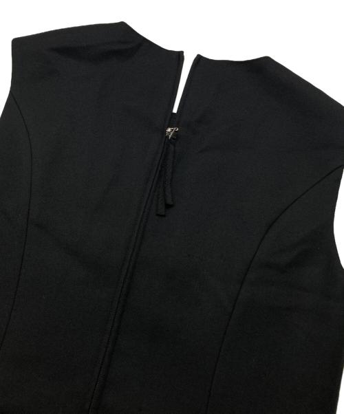 FOXEY（フォクシー）FOXEY (フォクシー) ノースリーブワンピース ブラック サイズ:38の古着・服飾アイテム