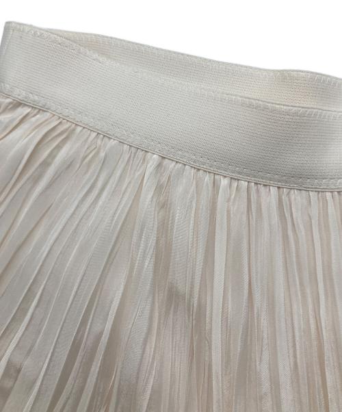 ANAYI（アナイ）ANAYI (アナイ) ライトローンサーキュラーフレアスカート ホワイト サイズ:38の古着・服飾アイテム