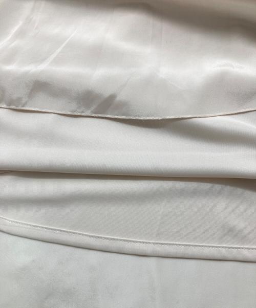 ANAYI（アナイ）ANAYI (アナイ) ライトローンサーキュラーフレアスカート ホワイト サイズ:38の古着・服飾アイテム