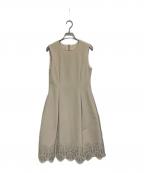 daisy lin for foxeyデイジーリン フォー フォクシー）の古着「アフターヌーンウォッシャブルドレス」｜ベージュ