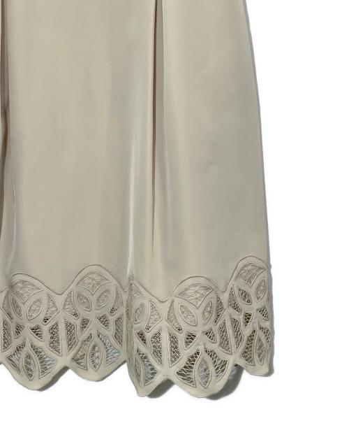 daisy lin for foxey（デイジーリン フォー フォクシー）daisy lin for foxey (デイジーリン フォー フォクシー) アフターヌーンウォッシャブルドレス ベージュ サイズ:38の古着・服飾アイテム