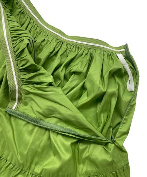 FOXEY（フォクシー）FOXEY (フォクシー) ドリーノワールシルクフレアスカート グリーン サイズ:38の古着・服飾アイテム