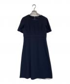 NOUV CONFINIヌーヴコンフィニ）の古着「レース付きワンピース」｜ネイビー
