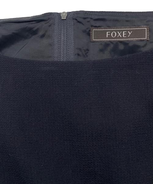 FOXEY（フォクシー）FOXEY (フォクシー) Magnolia ワンピース ネイビー サイズ:38の古着・服飾アイテム