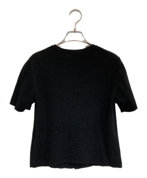 FOXEY（フォクシー）FOXEY (フォクシー) s/sカシミヤシルクカーディガン ブラック サイズ:38の古着・服飾アイテム