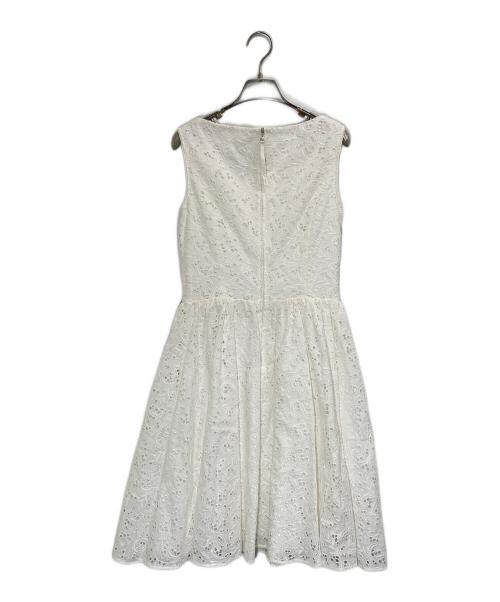 FOXEY（フォクシー）FOXEY (フォクシー) カットワークレースワンピース ホワイト サイズ:38の古着・服飾アイテム