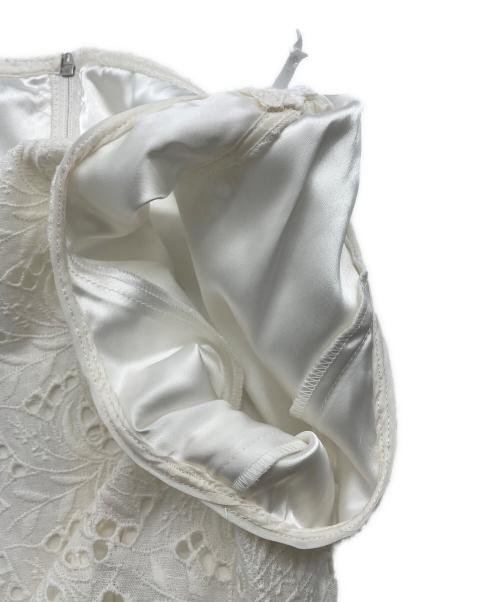 FOXEY（フォクシー）FOXEY (フォクシー) カットワークレースワンピース ホワイト サイズ:38の古着・服飾アイテム