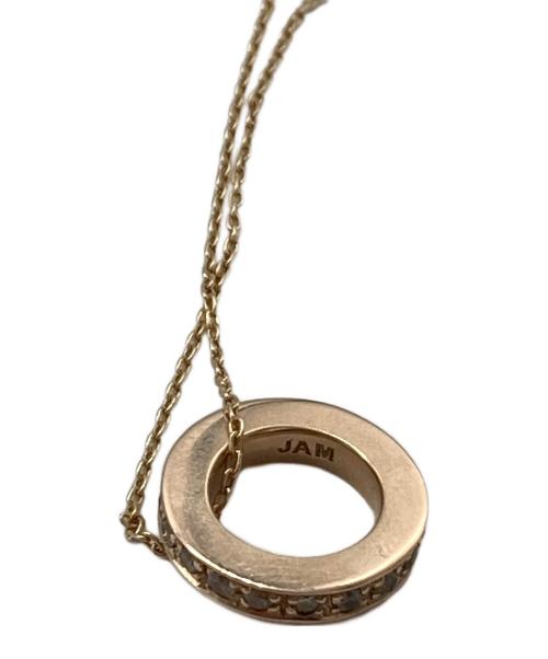 JAM HOME MADE（ジャムホームメイド）JAM HOME MADE (ジャムホームメイド) サークルデザインラインストーンネックレスの古着・服飾アイテム