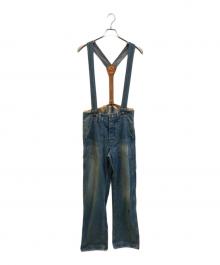 anachronorm（アナクロノーム）の古着「ユーズド加工オーバーオール」｜ブルー