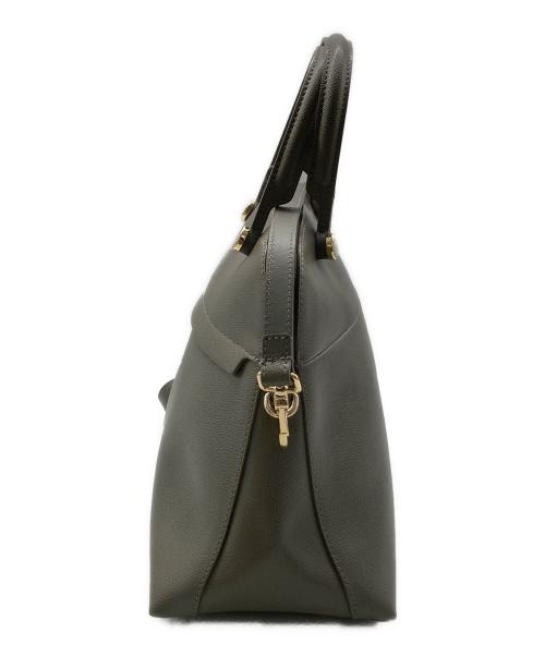 FURLA（フルラ）FURLA (フルラ) パイパー 2WAYショルダーバッグ グレーの古着・服飾アイテム