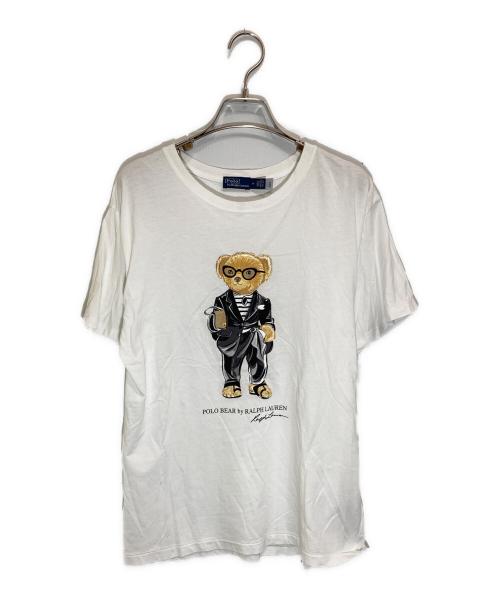 POLO RALPH LAUREN（ポロ・ラルフローレン）POLO RALPH LAUREN (ポロ・ラルフローレン) ポロベア Tシャツ ホワイト サイズ:Ｍの古着・服飾アイテム