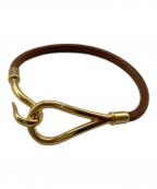 HERMESエルメス）の古着「ジャンボブレスレット」｜ブラウン