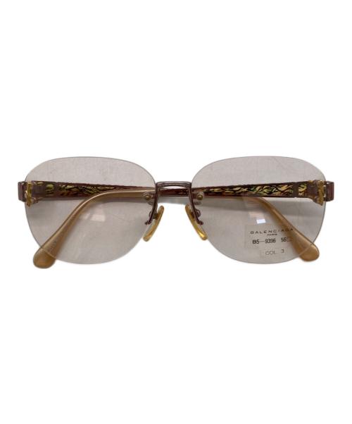 BALENCIAGA（バレンシアガ）BALENCIAGA (バレンシアガ) リムレスサングラス ベージュ サイズ:56□15の古着・服飾アイテム