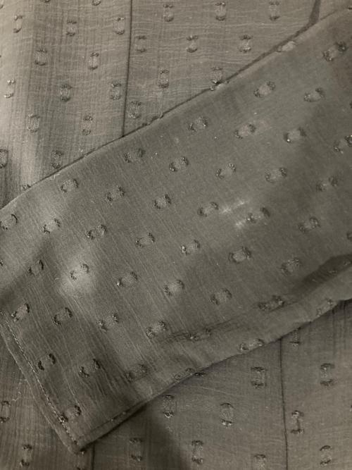 JENNE（ジェンヌ）JENNE (ジェンヌ) 刺繍ドット フレアワンピース ブラック サイズ:Sの古着・服飾アイテム