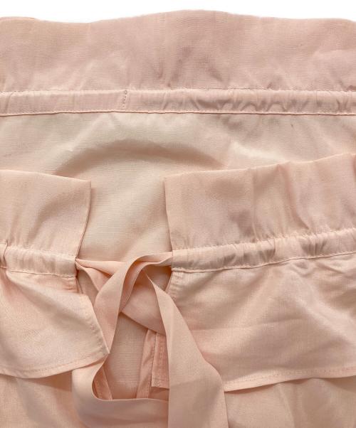 Diagram GRACE CONTINENTAL（ダイアグラム グレースコンチネンタル）Diagram GRACE CONTINENTAL (ダイアグラム グレースコンチネンタル) フリルカラーブラウス ピンク サイズ:36の古着・服飾アイテム