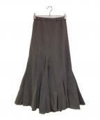 greychordグレーコード）の古着「ALICEコットンロングスカート」｜グレー