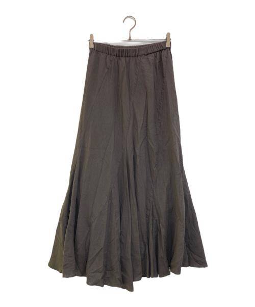 greychord（グレーコード）GREYCHORD (グレーコード) ALICEコットンロングスカート グレーの古着・服飾アイテム