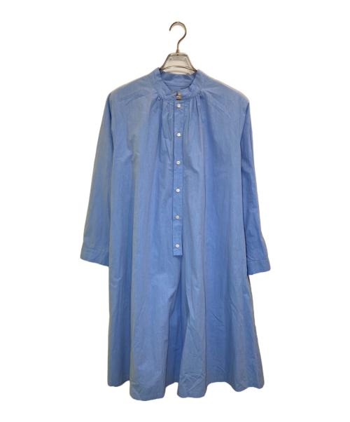 Vlas Blomme（ヴラスブラム）Vlas Blomme (ヴラスブラム) ブラウスワンピース ブルー サイズ:1の古着・服飾アイテム