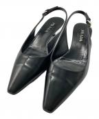 PRADAプラダ）の古着「ストラップパンプス」｜ブラック