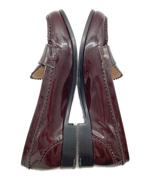 PRADA（プラダ）PRADA (プラダ) パテントコインローファー ブラウン サイズ:23cmの古着・服飾アイテム