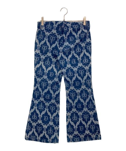 DIESEL（ディーゼル）DIESEL (ディーゼル) low waisted bumster flared trousers インディゴ サイズ:26の古着・服飾アイテム