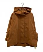 Nobleノーブル）の古着「ハイツイストダブルクロスフーディブルゾン」｜ブラウン