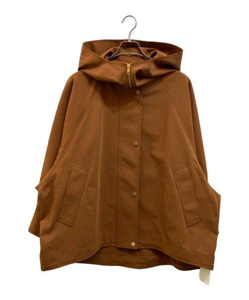 Noble（ノーブル）Noble (ノーブル) ハイツイストダブルクロスフーディブルゾン ブラウン サイズ:38の古着・服飾アイテム