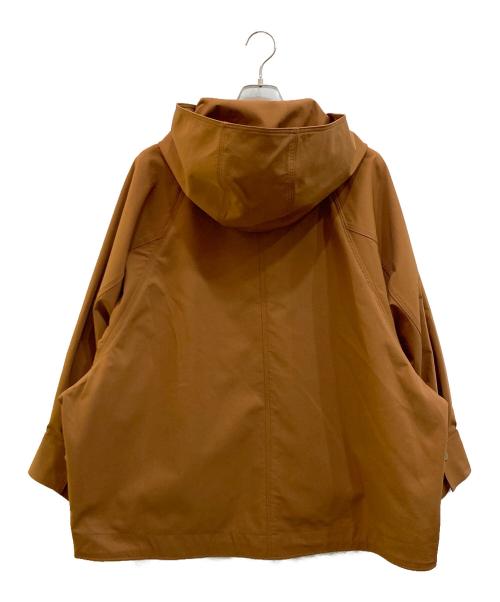 Noble（ノーブル）Noble (ノーブル) ハイツイストダブルクロスフーディブルゾン ブラウン サイズ:38の古着・服飾アイテム