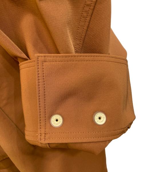 Noble（ノーブル）Noble (ノーブル) ハイツイストダブルクロスフーディブルゾン ブラウン サイズ:38の古着・服飾アイテム