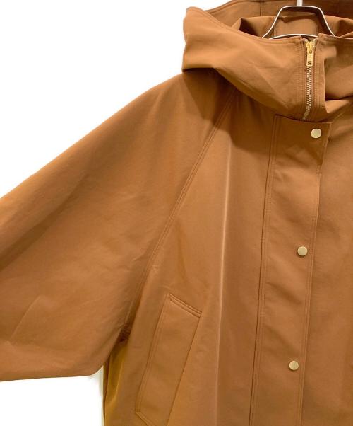 Noble（ノーブル）Noble (ノーブル) ハイツイストダブルクロスフーディブルゾン ブラウン サイズ:38の古着・服飾アイテム