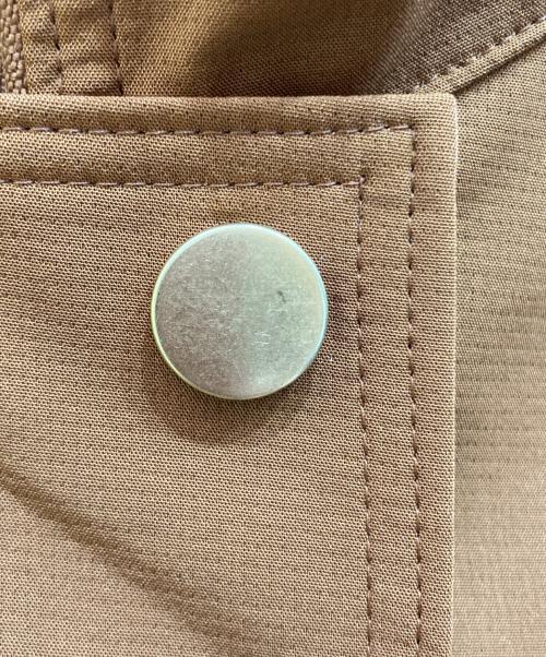 Noble（ノーブル）Noble (ノーブル) ハイツイストダブルクロスフーディブルゾン ブラウン サイズ:38の古着・服飾アイテム