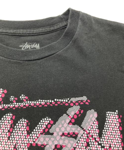 stussy（ステューシー）stussy (ステューシー) プリントTシャツ ブラック サイズ:Mの古着・服飾アイテム